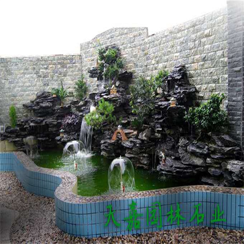 长兴小庭院水景设计